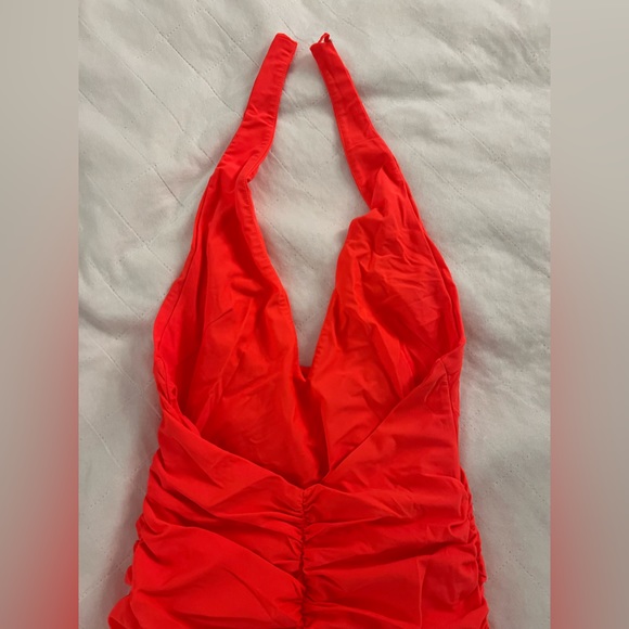 Tiger Mist Stretchy Halter Mini Dress - Picture 4 of 5